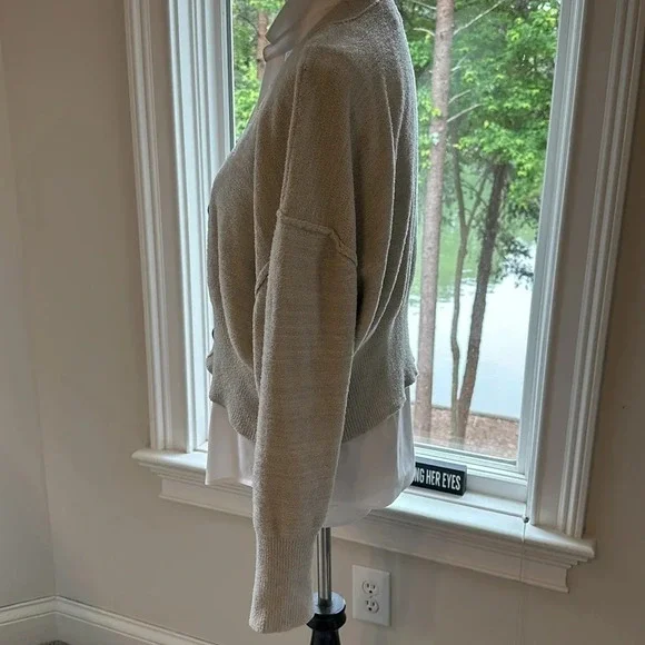 Rose & Crown Cropped V- neck Cardigan from Anthropologie, NWOT - Picture 5 of 11